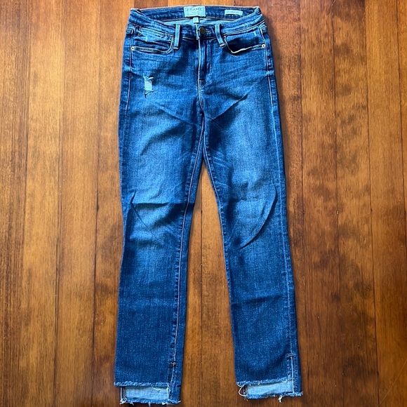 Frame Le High Straight in Carroll Wash - Picture 2 of 16